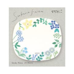 Sticker Transparent Couronne Fleurs Sauvages