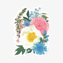 Sticker Explosion de Fleurs