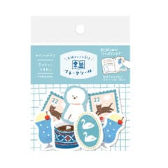 Stickers Flocons Vintage Bleus