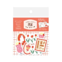 Stickers Flocons Vintage Rouges