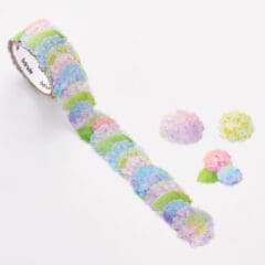 Autocollants Washi Hortensias