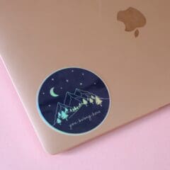 Sticker You Belong Here