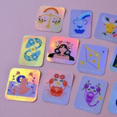 Stickers Holographiques Zodiac