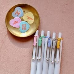 Stylos Gel Mitsubishi UNI Ball One Scintillants