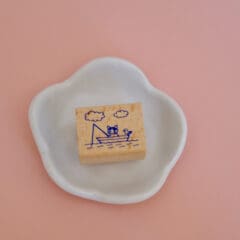 Tampon Japonais Chat Pêcheur
