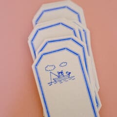 Tampon Japonais Chat Pêcheur