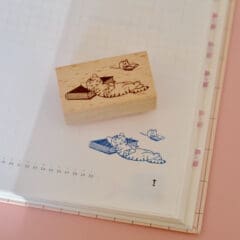 Tampon Japonais Sieste & Lecture