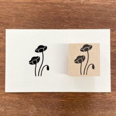 Tampon Japonais Coquelicots
