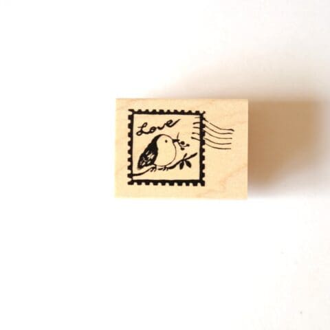 Tampon Bird Stamp 'Love'