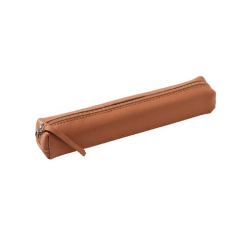 Trousse en Cuir Camel