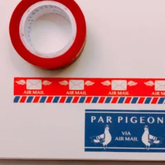 Masking Tape Pigeon Airmail