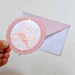 Mini Carte Pop Up - Miroir