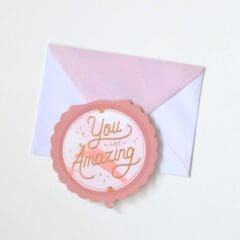 Mini Carte Pop Up - Miroir
