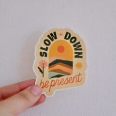 Sticker Slow Down