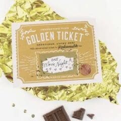 Carte à gratter Personnalisable Ticket d'Or