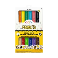 Snoopy - Set de Crayons Pinceau + Tampon