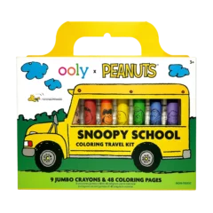 Snoopy School Bus - Travel Kit de Coloriage