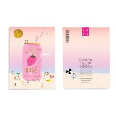 Carte Happy Birthday Rosé