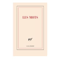 Carnet Gallimard - Les Mots