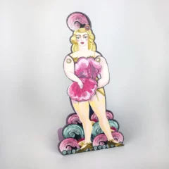 Carte Papercut Fanny French Cancan