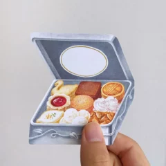 Carte Japonaise Boite de Biscuits