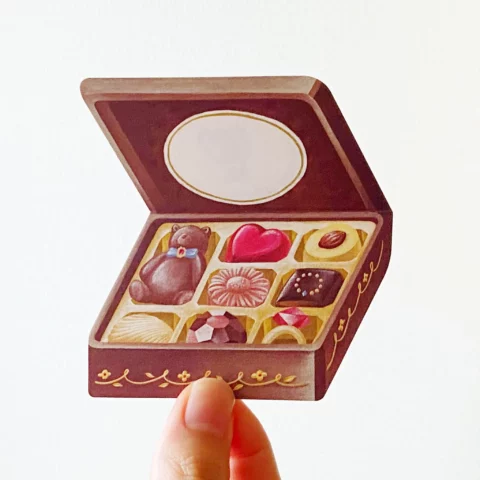 Carte Japonaise Cofret De Chocolats