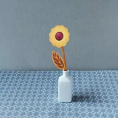 Carte Japonaise Fleur de Sablé Cerise