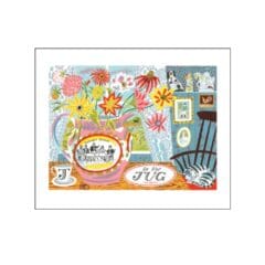Carte de voeux Alphabet J is for Jug