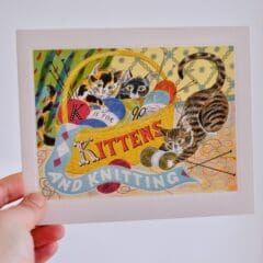 Carte de voeux Alphabet K is for Kittens