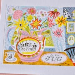Carte de voeux Alphabet J is for Jug