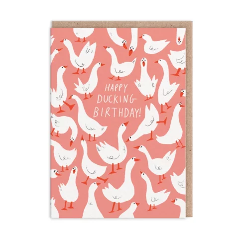 Carte Happy Birthday Oies