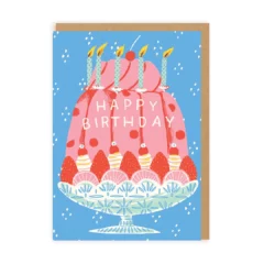 Carte Happy Birthday Trifle Cake