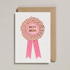 Carte Médaille Best Mum