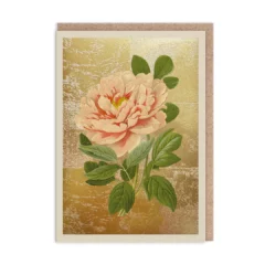 Carte Gold Peony