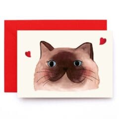 Carte Chat en Amour