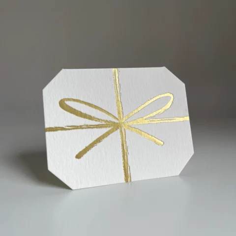 Mini Carte Noeud Doré