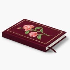 Cahier Brodé Rose d'Automne