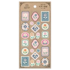 Stickers Rétro Modern Flowers