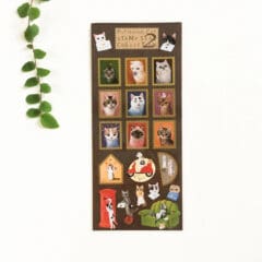 Planche de Stickers Japonais Chats Cozy