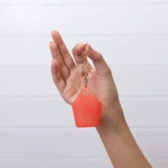 Porte-clé Mini Jelly Bag Neon Orange