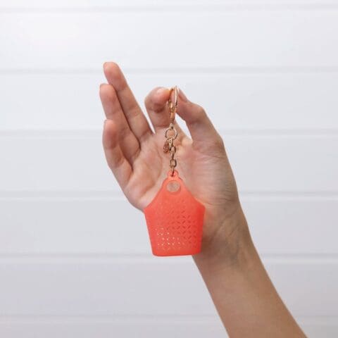 Porte-clé Mini Jelly Bag Neon Orange