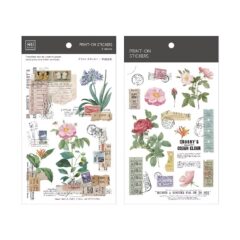 Stickers Transfert Planche Inspiration Redouté