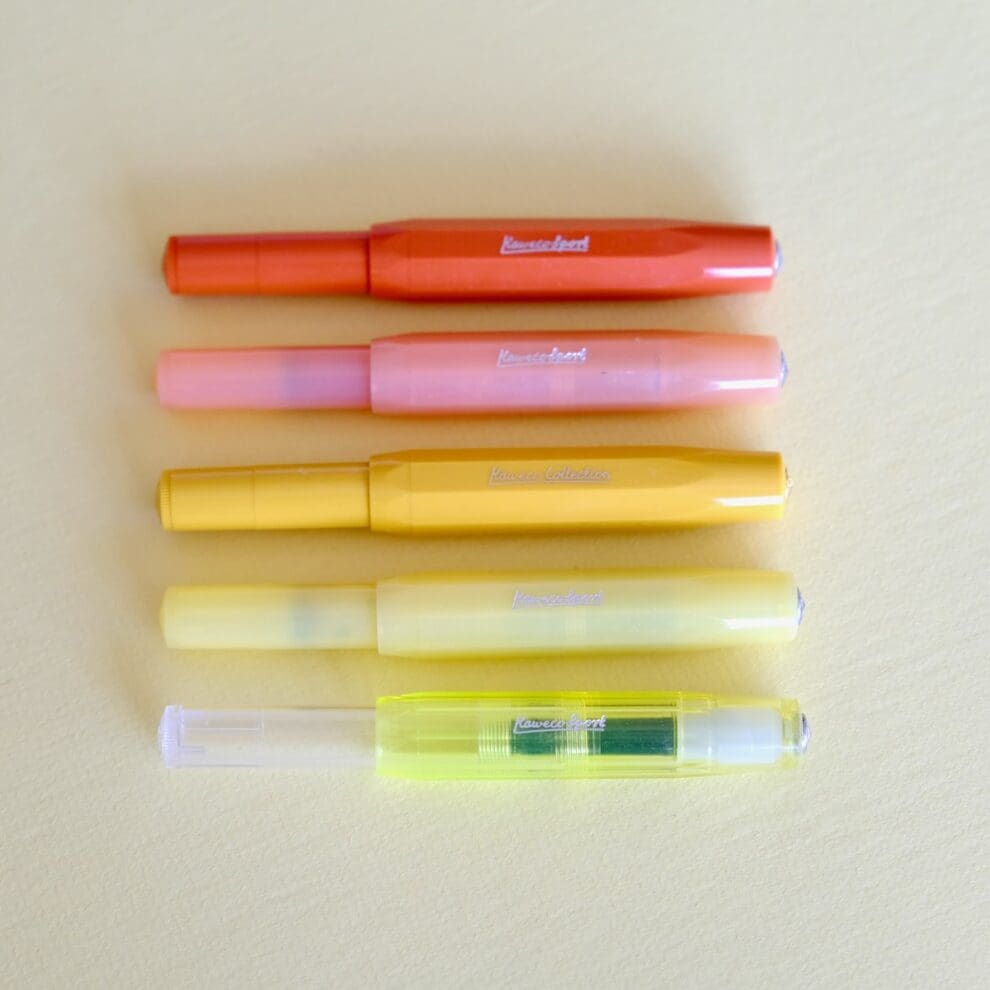 stylos kaweco multicolores