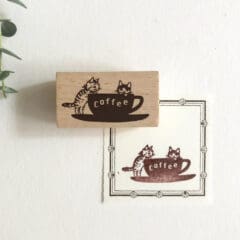 Tampon Japonais Coffee Cat