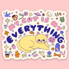 Sticker My Cat Is My Everything