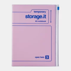 Cahier A5 Milk Pink - Pochette Zippée