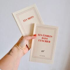 Carnet Gallimard - Les Mots