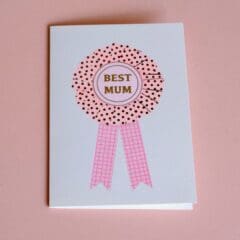 Carte Médaille Best Mum