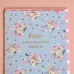 Carte Happy Birthday Sister