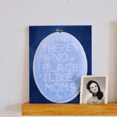 Carte Voeux There's No Place Like Mom's